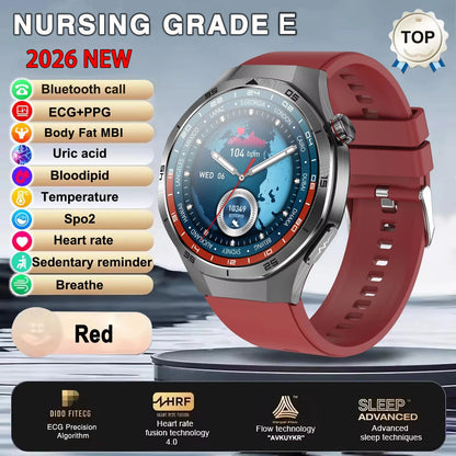 ECG+PPG Smart Watch - Advanced Health Monitor with HD Wireless Calling
