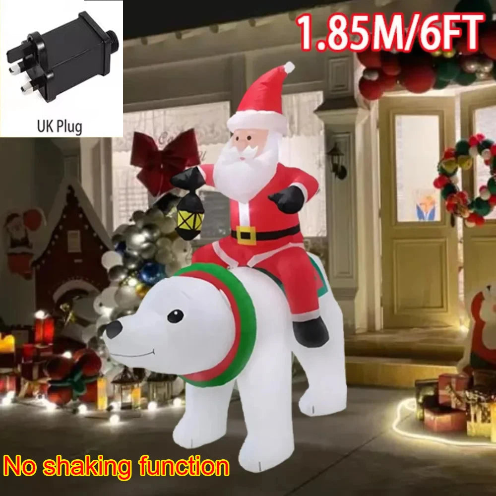 Christmas Inflatable Decoration Built-in LED Lights Inflatable Model