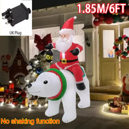 Christmas Inflatable Decoration Built-in LED Lights Inflatable Model