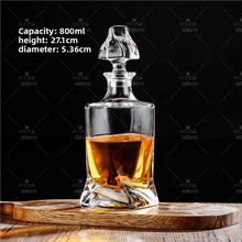 Lead-free Glass Whiskey Decanters