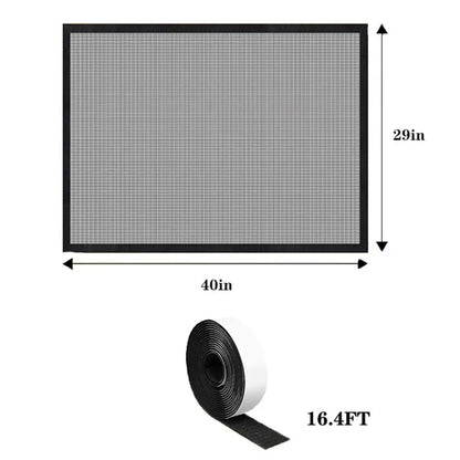 Heat-Resistant Fireplace Mesh Screen Guard