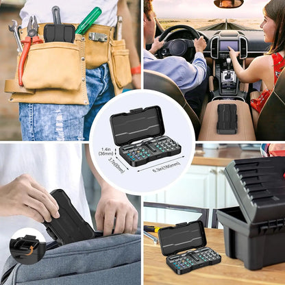 24-in-1 Multifunctional Screwdriver and Ratchet Wrench Set