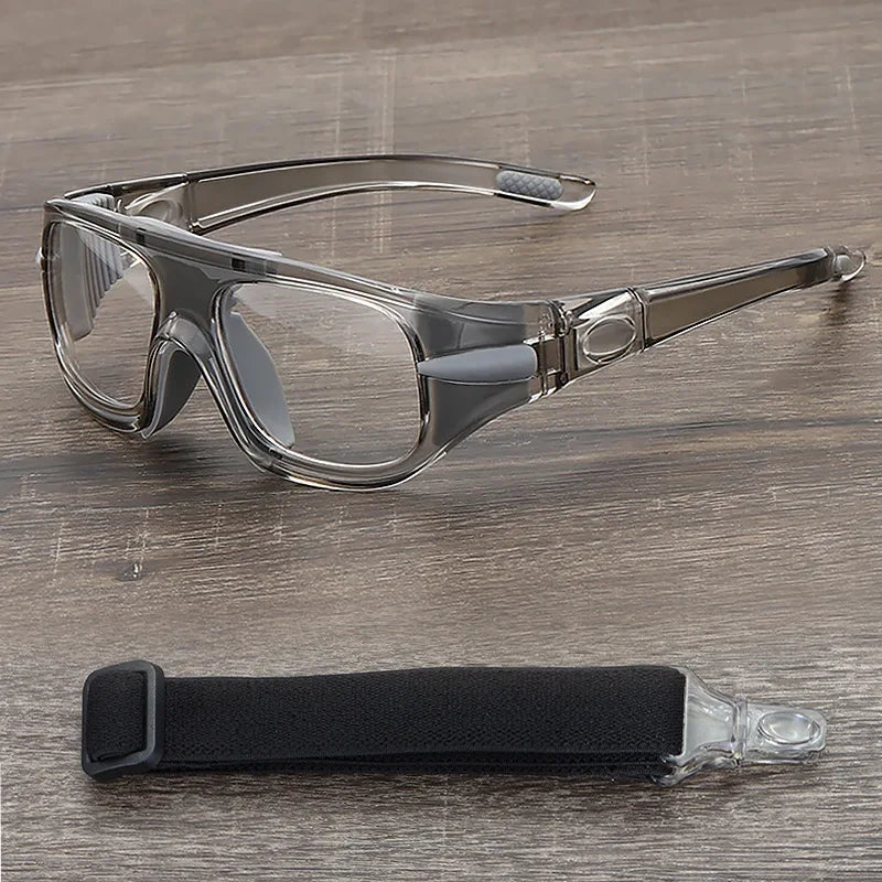 Anti-Collision Sports Goggles - Adjustable Prescription Eyewear for Basketball & Cycling