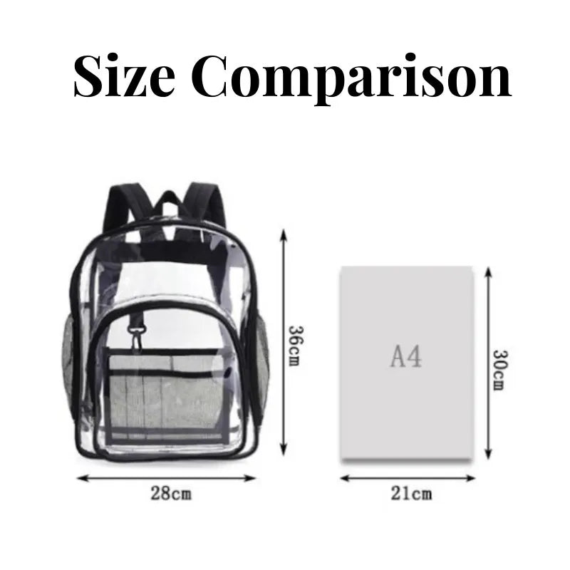 Waterproof Transparent School Bag