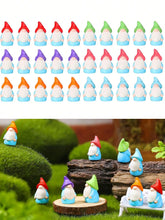 10pcs Mini Resin Gnomes Statues Ornaments