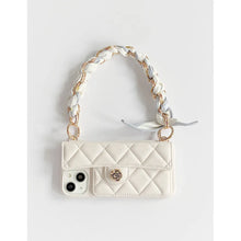 3D Camellia Leather Cover for iPhone