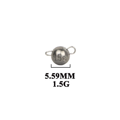 10Pcs Tungsten Cheburashka Jig Weights