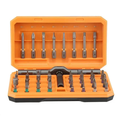 42 in 1 Magnetic Screwdriver Set with Detachable Ratchet Handle