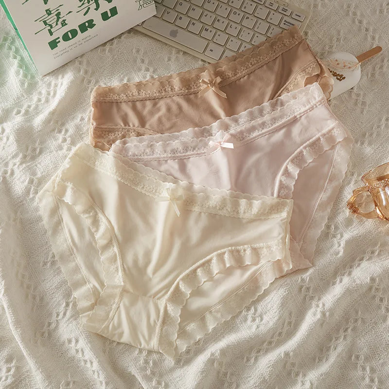 3Pcs Low Waist Quick Drying Briefs