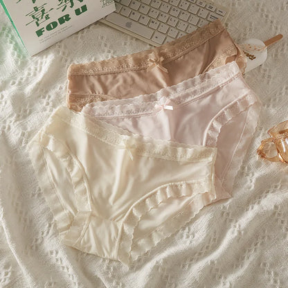 3Pcs Low Waist Quick Drying Briefs
