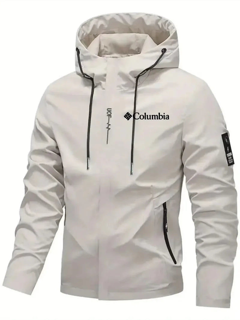 Men's Hooded Waterproof Utility Bomber Jacket