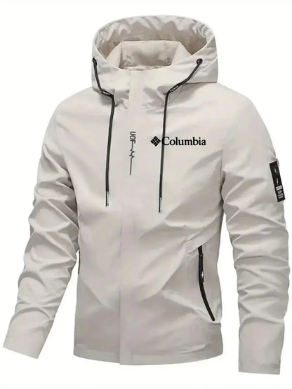 Men's Hooded Waterproof Utility Bomber Jacket
