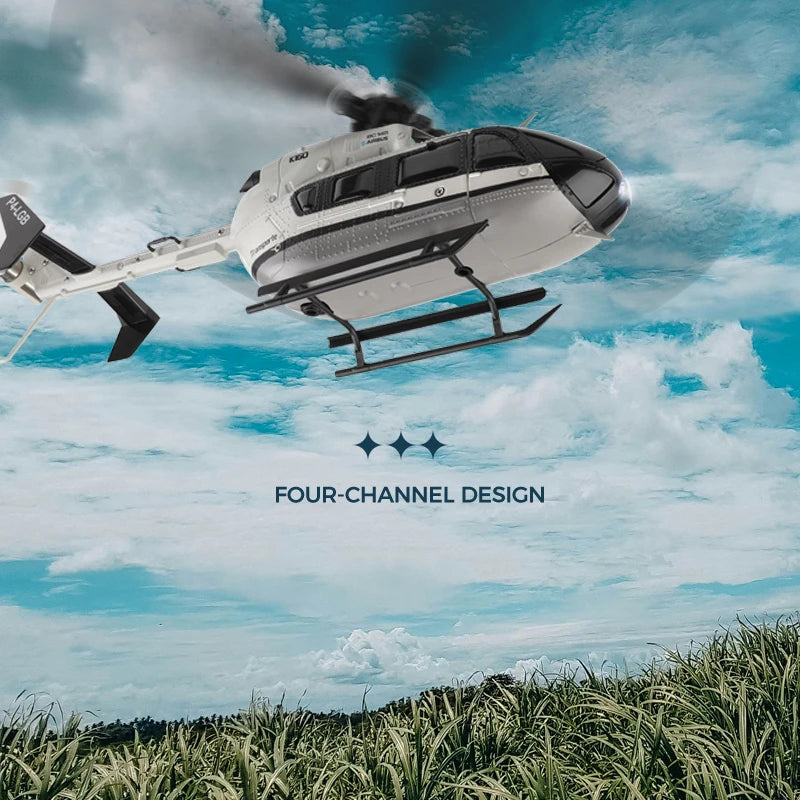 WLtoys K160 4CH RC Helicopter EC-145 6-Axis Gyro Brushless Fixed Altitude Helicopter
