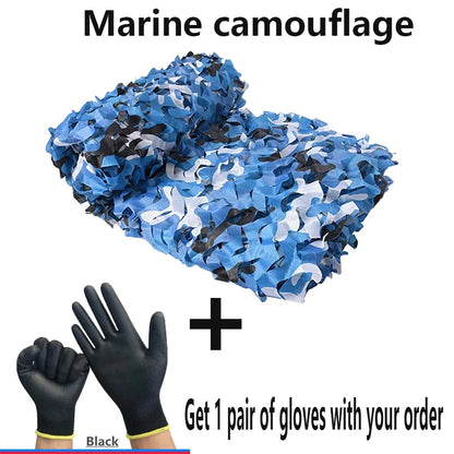 Multi-Purpose Military Camouflage Netting for Outdoor Shade & Decor