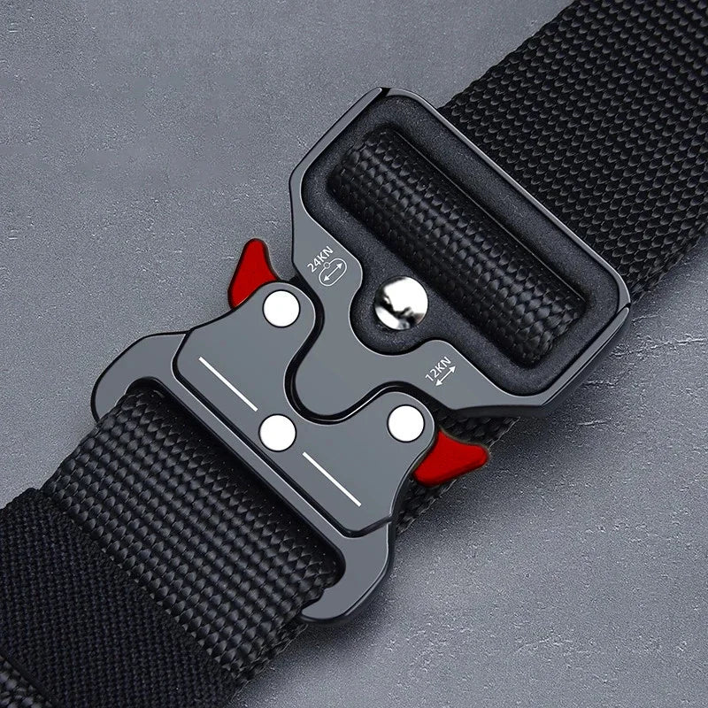 Outdoor Tactical Multi Function Canvas Belt
