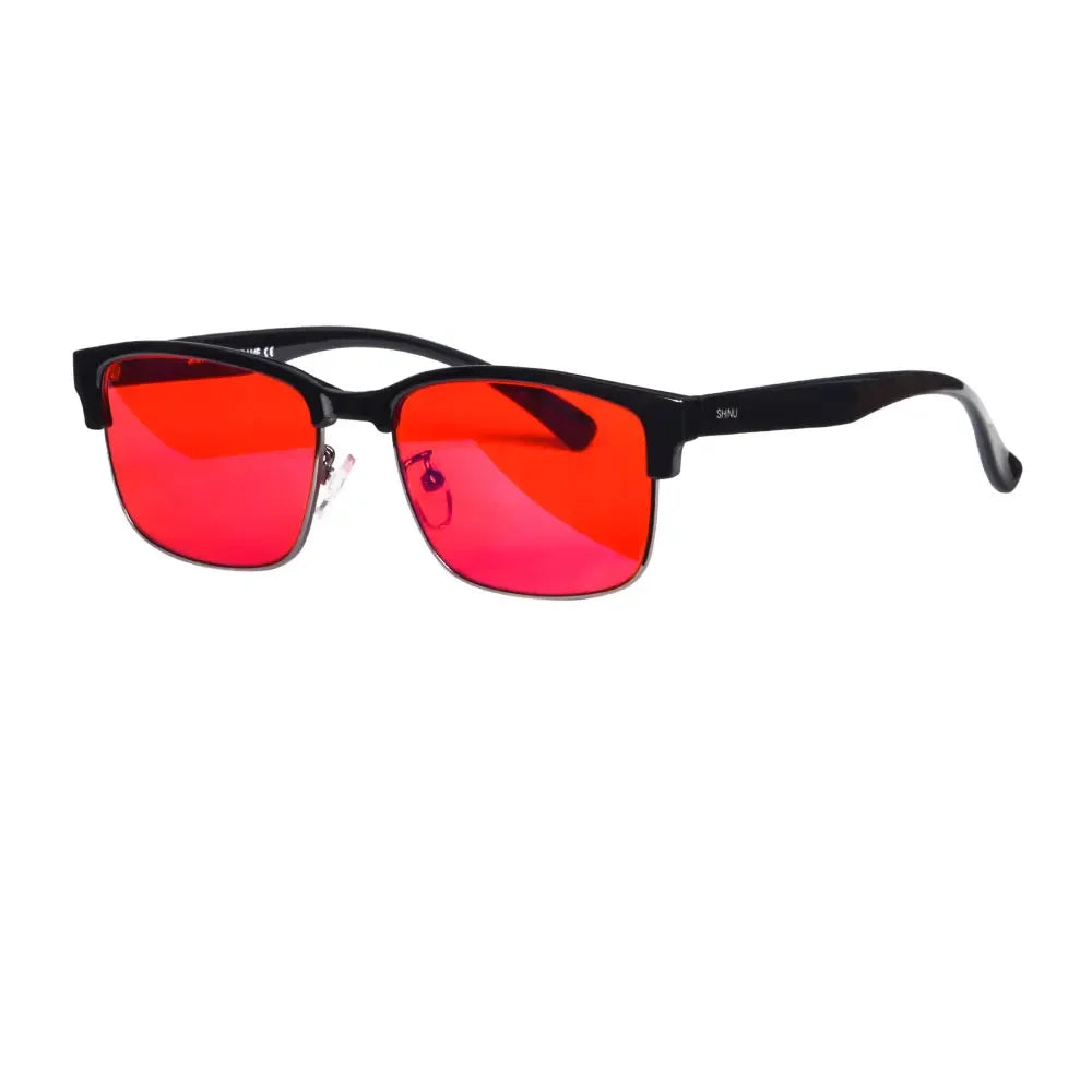 SHINU Red Lens Blue Light Blocking Glasses