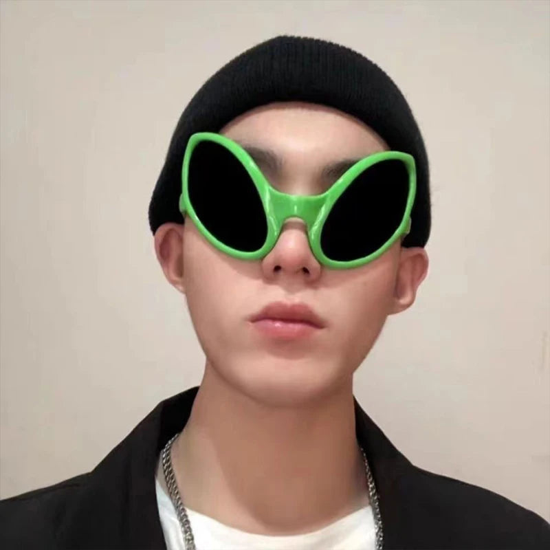 Funny Alien Sunglasses with Tinted Lenses