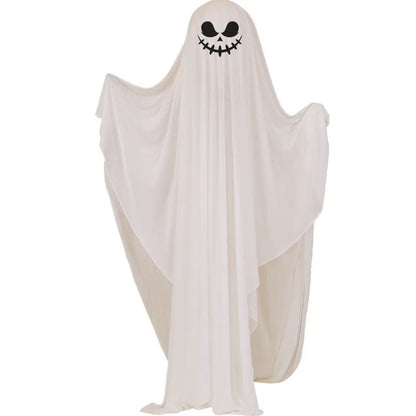 Life-Size Scary Standing Ghost Decor - Glow-in-the-Dark Halloween Outdoor Prop