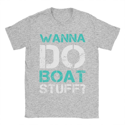 Men’s 100% Cotton Cruise Ship Graphic T-Shirt – Casual Nautical Short Sleeve Tee