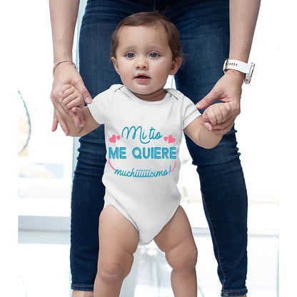 My Uncle Loves Me Very Much Print Baby Bodysuit