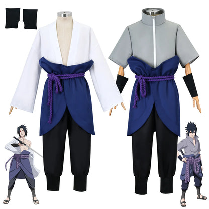 Uchiha Sasuke Cosplay Costume - Anime Roleplay Uniform & Outfit