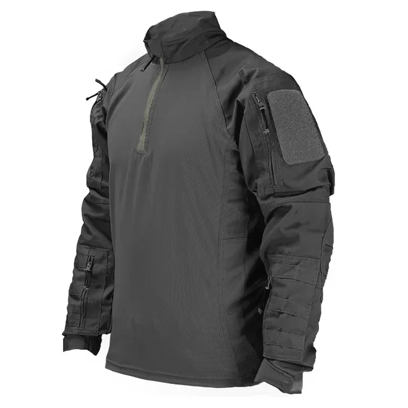 Men's Tactical Multicam Field Combat Long-Sleeve Shirt