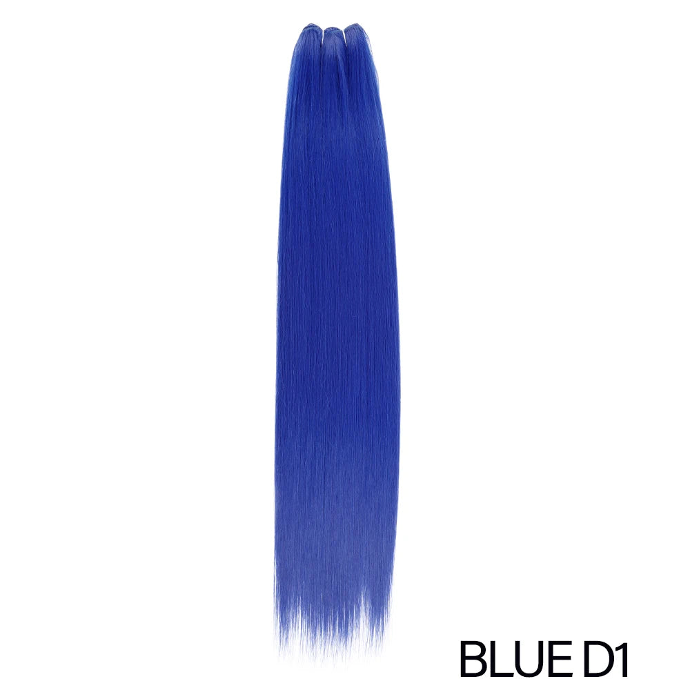 Bone Straight Synthetic Hair Bundles