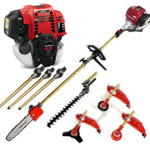 GX50 Brush Cutter Weed Eater Chain Saw with 4 Stroke Gasoline Engine + 3 Poles