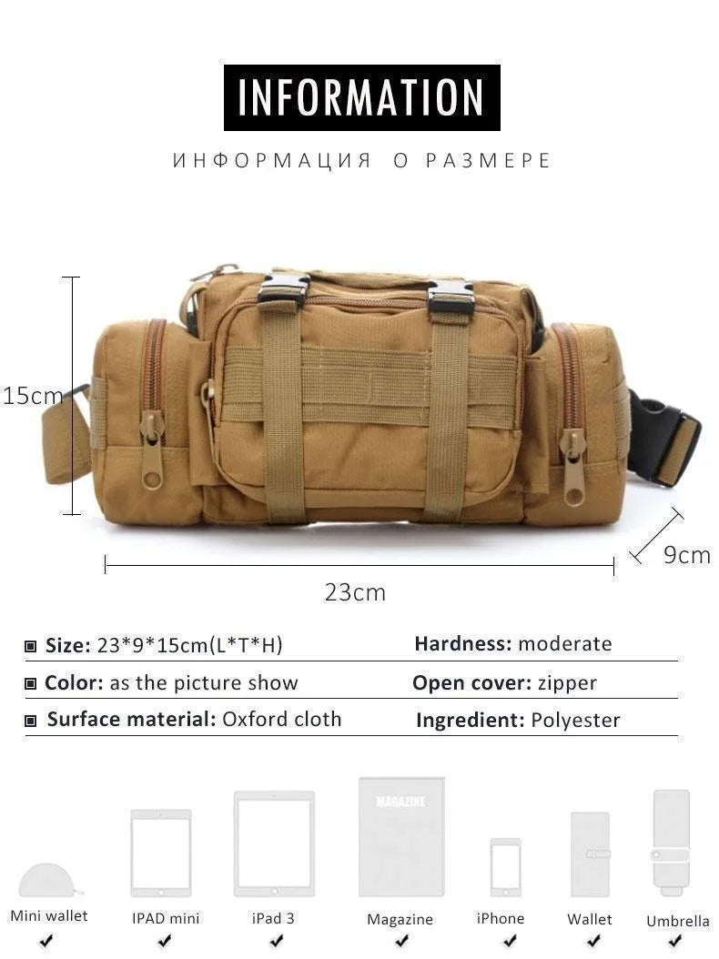 Crossbody Tactical Look Bag