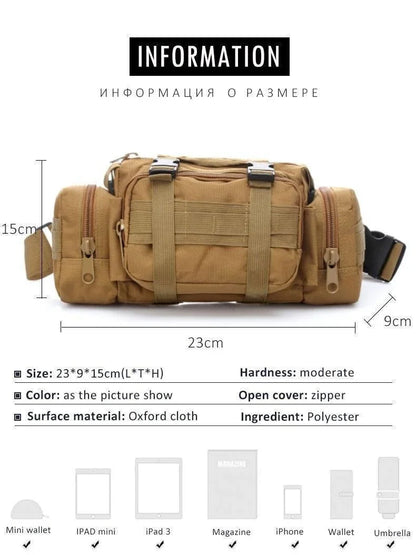 Crossbody Tactical Look Bag