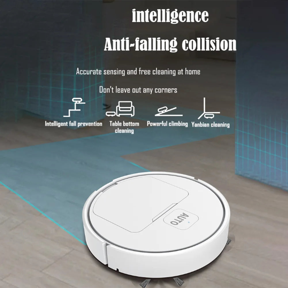 3-in-1 1000Pa Suction Robotic Vacuum and Mop Combo