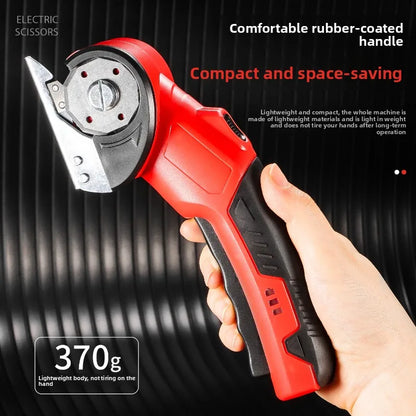 Rechargeable Cordless Fabric Electric Scissors – Portable Industrial Cloth & Leather Shears