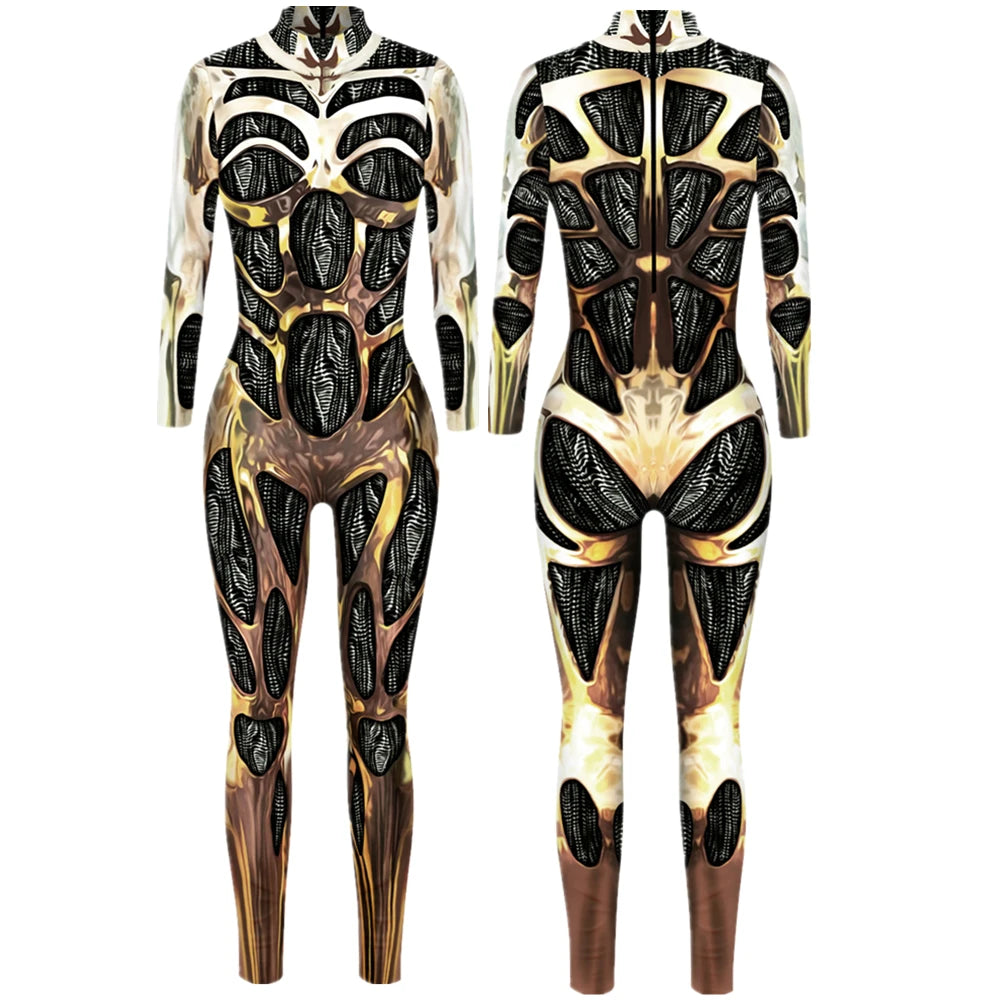 Robot Jumpsuit Catsuit Costumes