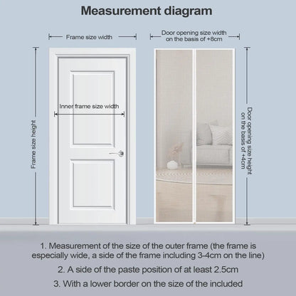 140x240cm Pet Door Zippered Screen
