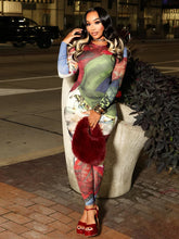 Colorful Print Trendy Jumpsuit