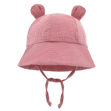 Solid Color Soft Baby Bucket Hat