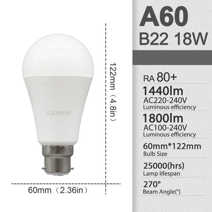 E27 Rechargeable LED Emergency Light Bulb