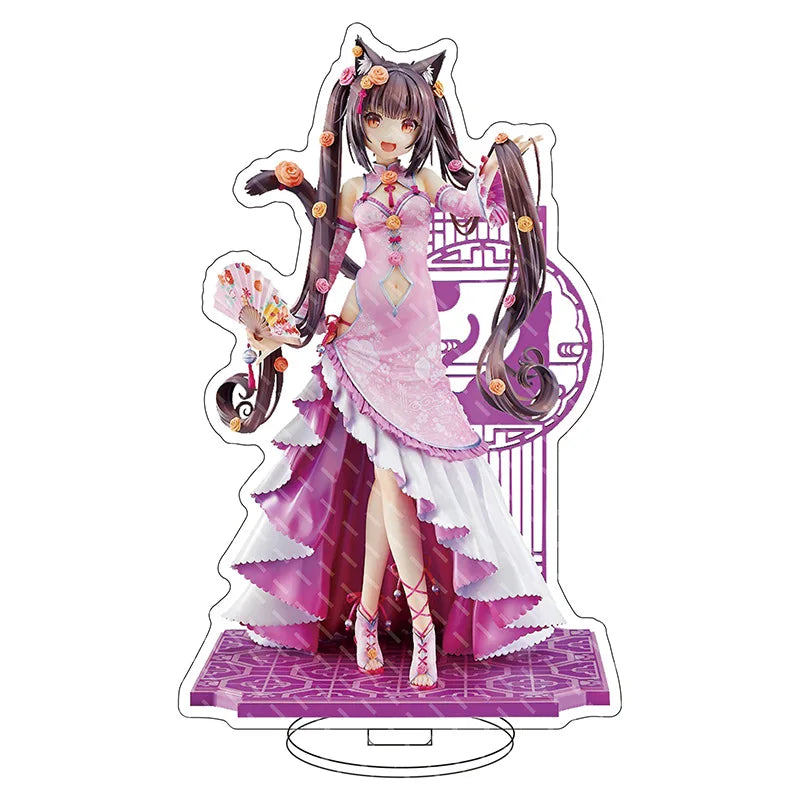 NEKOPARA 16CM Anime Acrylic Stand Figure (Chocola, Vanilla, & Friends)