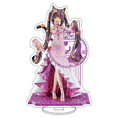 NEKOPARA 16CM Anime Acrylic Stand Figure (Chocola, Vanilla, & Friends)