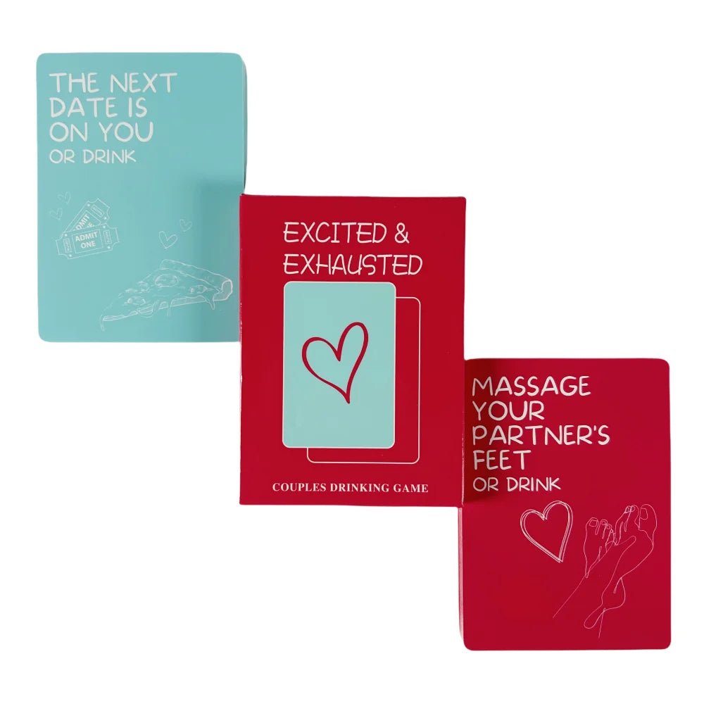 Excited Exhausted Best Couples Drinking Games