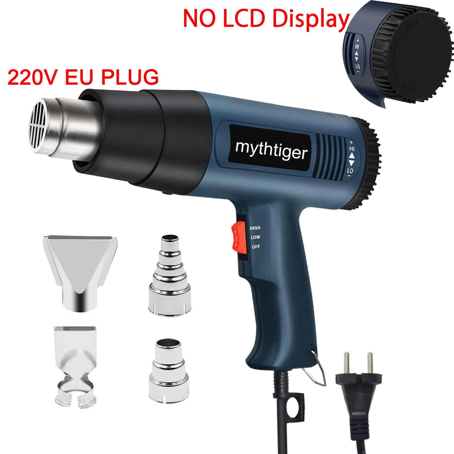 2000W Variable Temperature Electric Heat Gun Set