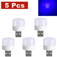 5pcs USB LED Mini Book Light