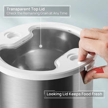 Smart APP Controlled Stainless Steel Double Meal Feeding Dispenser