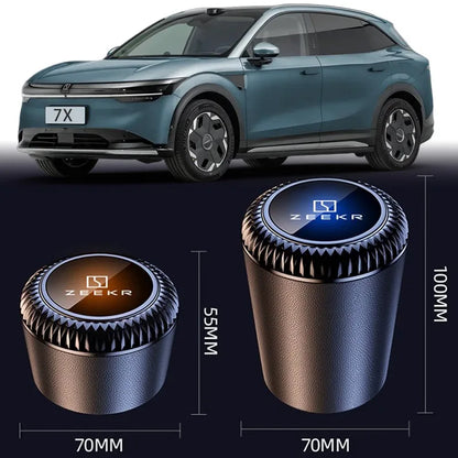 Smart Luminous Car Ashtray with LED Light for Zeekr Models
