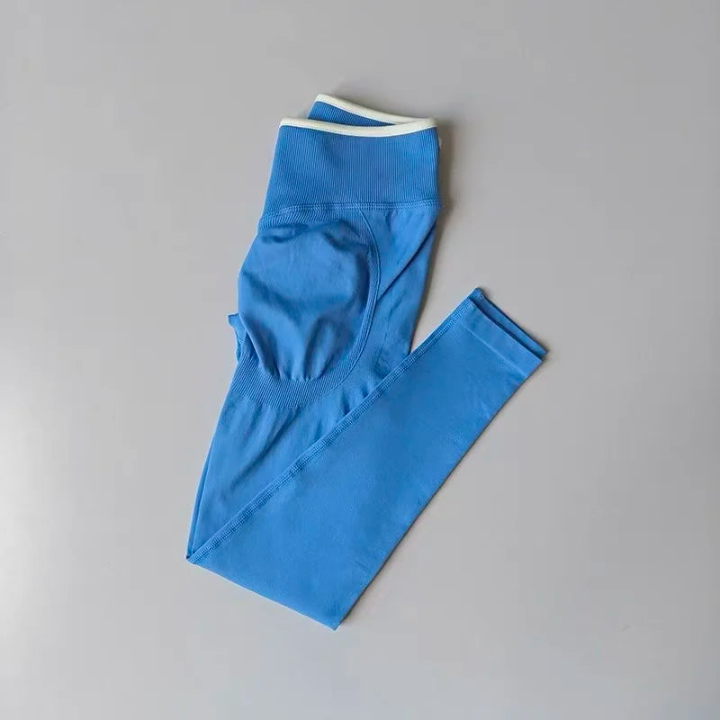 High-Waist Seamless Active Leggings