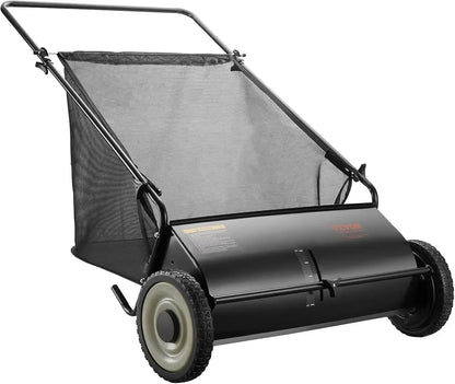 26" Leaf & Grass Push Lawn Sweeper