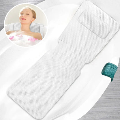 Full Body Non-slip Suction Cup Neck Rest Massage Pillow