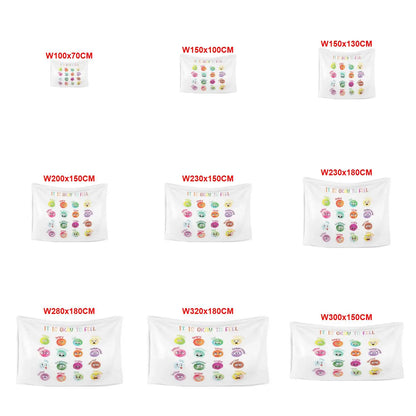 Rustic Autumn Farmhouse Wall Tapestry