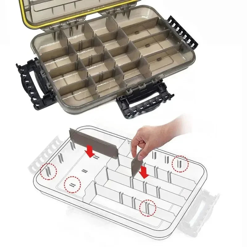 Large-Capacity Fishing Tackle Box