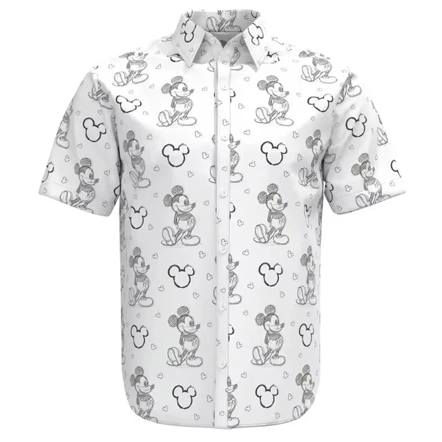 Comic Book Mouse & Friends Hawaiian Shirt
